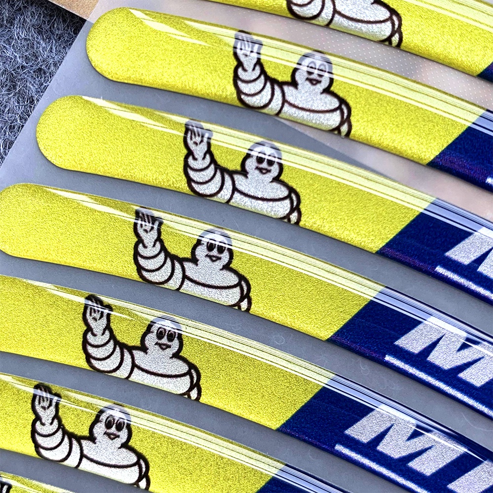 Sticker Dán Trang Trí Bánh Xe Mô Tô Michelin Honda Click125i Click 150i