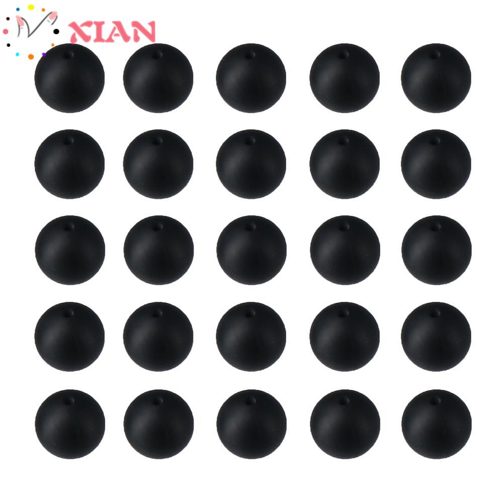 Bộ 60 Hạt Silicone Xỏ Dây Làm Trang Sức Tiện Dụng