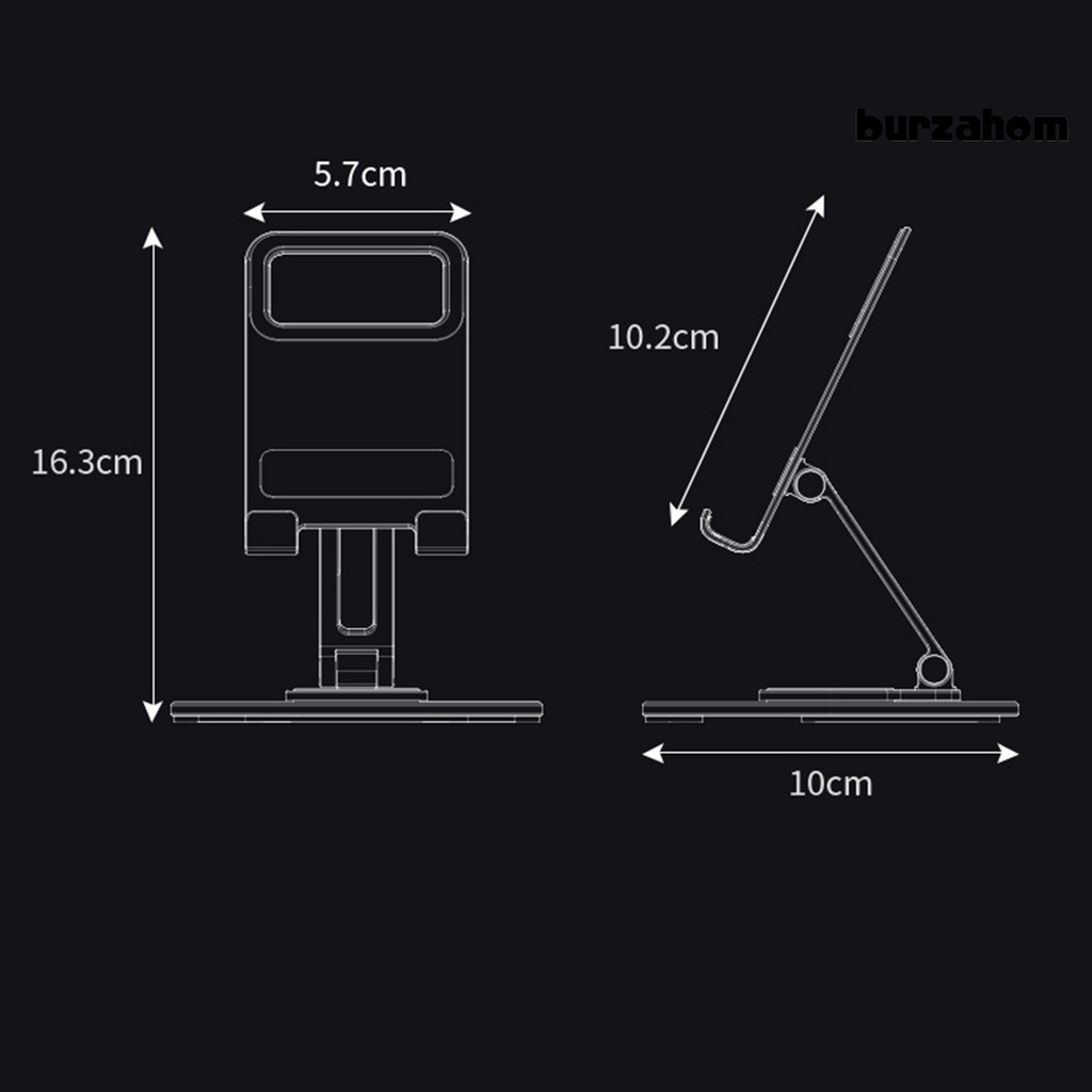 Giá Đỡ Điện Thoại / Máy Tính Bảng Bằng Hợp Kim Nhôm Xoay 360 Độ Chống Trượt Có Thể Điều Chỉnh Tiện Dụng