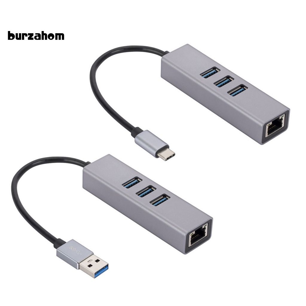 Cáp Chia Cổng Usb 3.0 Type-C Sang Rj45 Đa Năng Cho Máy Tính
