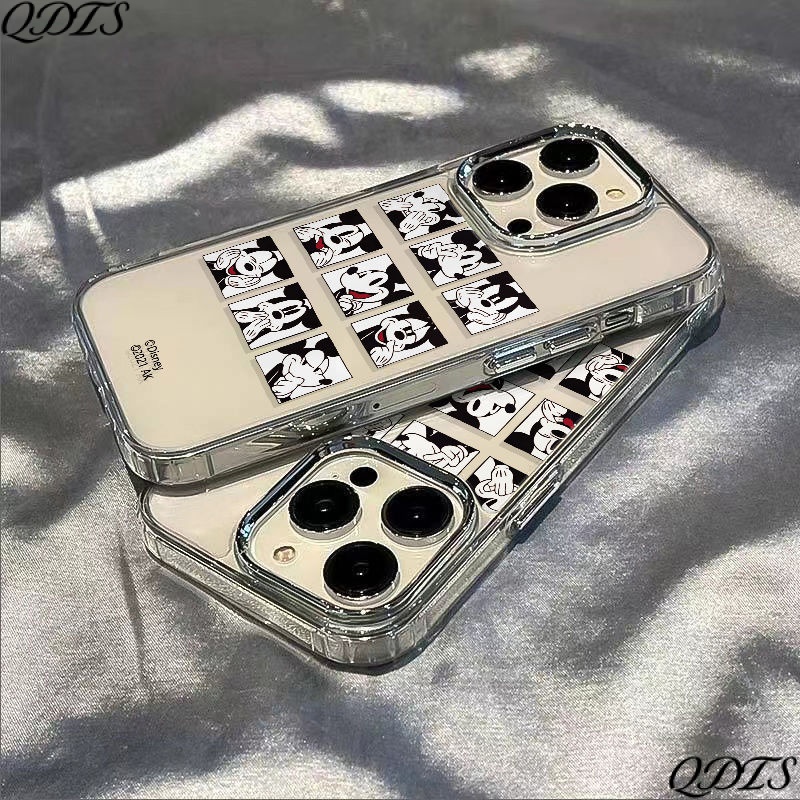 ✅Ốp Điện Thoại Dẻo Họa Tiết Mickey Dễ Thương Chống Sốc Cho Iphone11 14pro max 13 7iPhone128plus / N3LX
