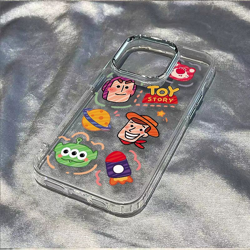 ✅Ốp Điện Thoại Dẻo Họa Tiết Hoạt Hình Toy COYQ Dễ Thương Chống Sốc Cho Iphone12 Apple 8 13 7 11 / 14pro