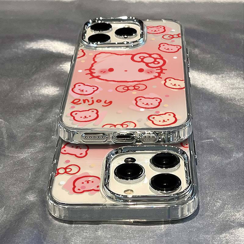 ✅Ốp Điện Thoại Dẻo Họa Tiết Chú Mèo Dễ Thương Chống Sốc Cho Iphone11 13KT plus8 max14pro / Apple 7iPhone12 DZV3