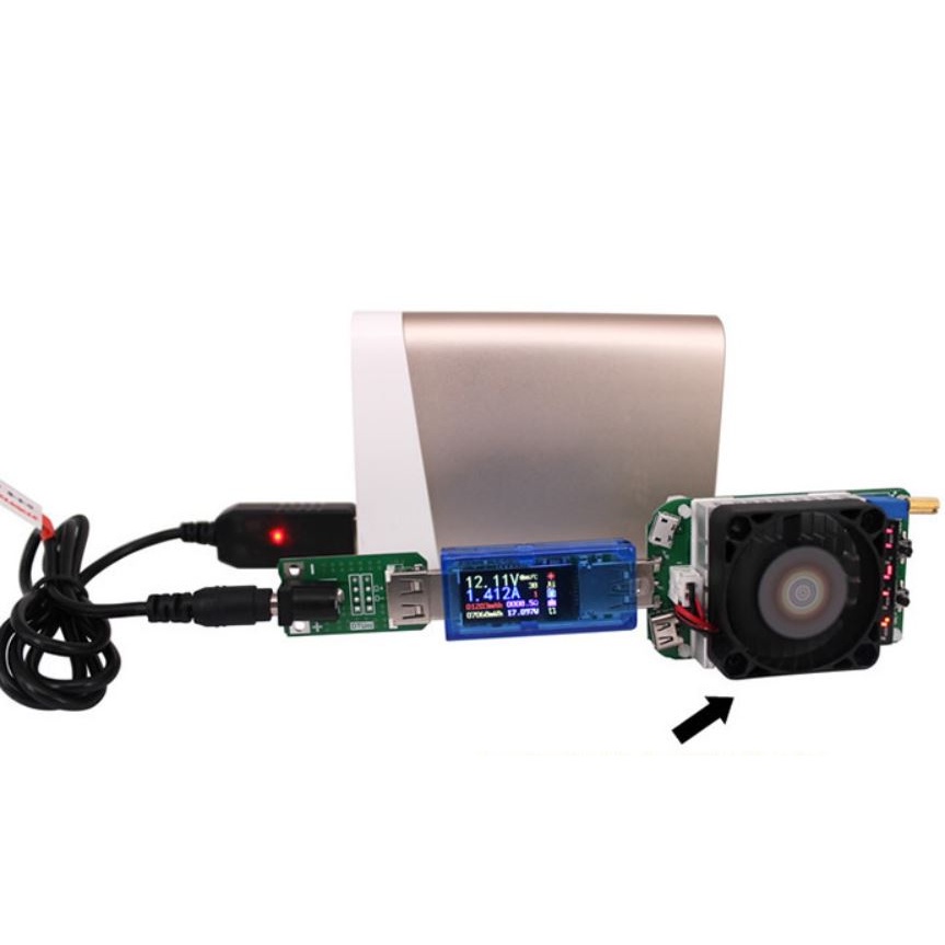 Dây nguồn USB kích sạc dự phòng lên 9 - 12V cho wifi- Có Led, không led
