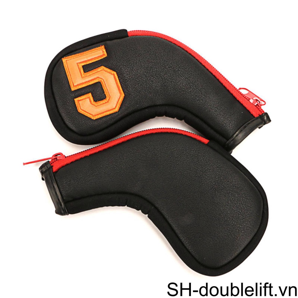 Bộ 10 Vỏ Bọc Đầu Gậy Đánh Golf Bằng Sắt Chất Lượng Cao