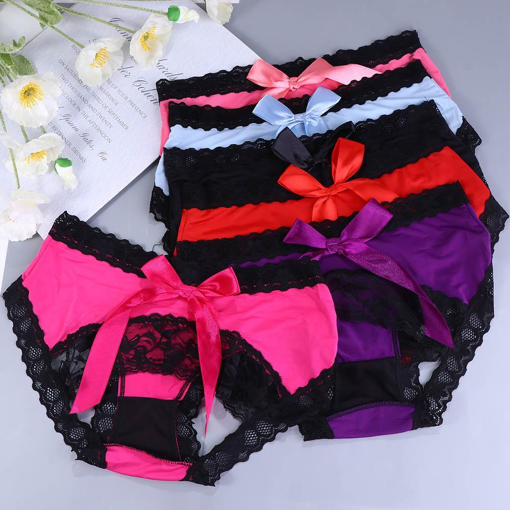 Quần Lót Spandex Ren Mỏng Gợi Cảm Cho Nữ