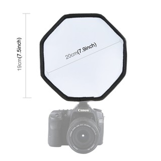 Universal Softbox 20Cm Oc Style Foldable Soft Flash Light Diffuser Softbox