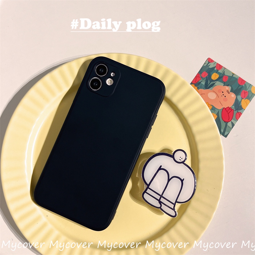 Ốp Điện Thoại Silicone Mềm Chống Sốc In Chữ Myself Cho iPhone 11 12 13 14 Pro Max X Xr Xs 8 7 6 Plus SE 2020