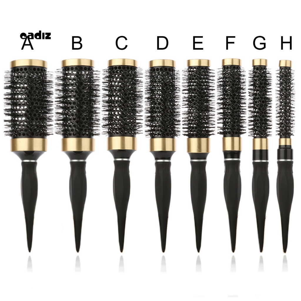 Lược Chải Tóc Tạo Kiểu Xoăn Không Gây Tĩnh Điện Tay Cầm Bằng Nhựa An Toàn Thoải Mái