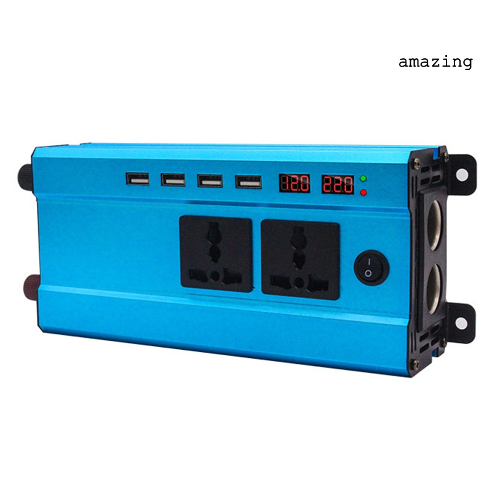 Bộ SạC 4 CổNg USB 1200W HiểN Thị Kỹ ThuậT Số Cho Xe Hơi