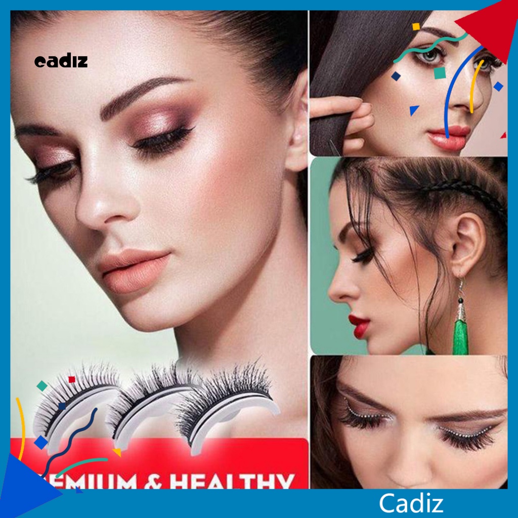 1 Cặp Lông Mi Giả Cong Tự Nhiên Tái Sử Dụng Nhiều Lần