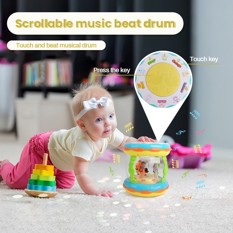 Đồ Chơi Máy Chiếu Đại Dương Có Nhạc Và Đèn Dành Cho Trẻ Em 6 12 Tháng Tuổi