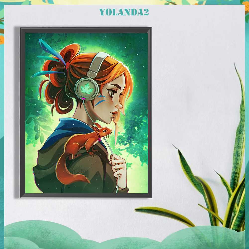 Bộ Tranh Đính Đá 5D Họa Tiết Hoạt Hình Động Vật Độc Đáo DIY Dùng Trang Trí Nhà Cửa