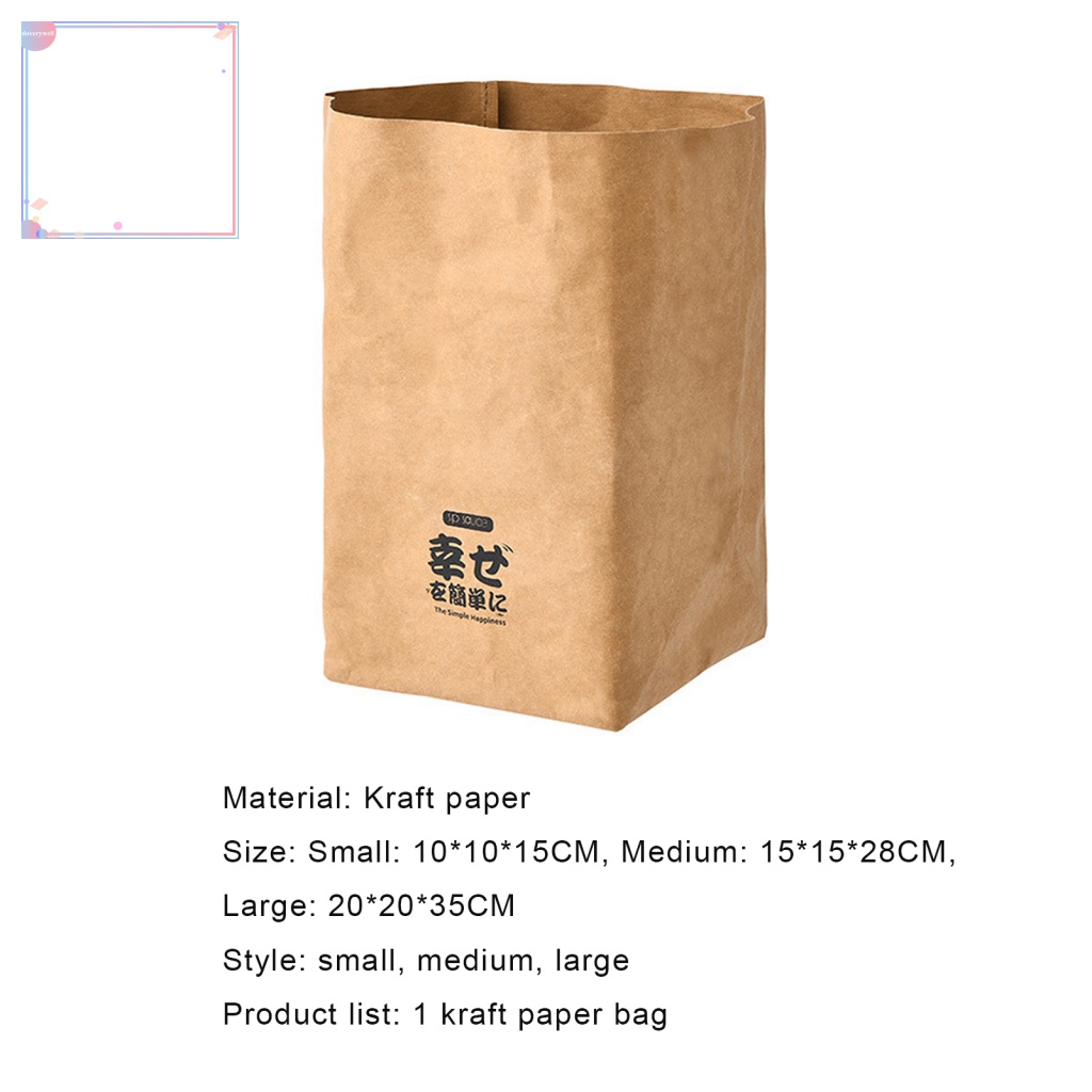 Túi Giấy Kraft Đựng Đồ Đa Năng Có Thể Tái Sử Dụng