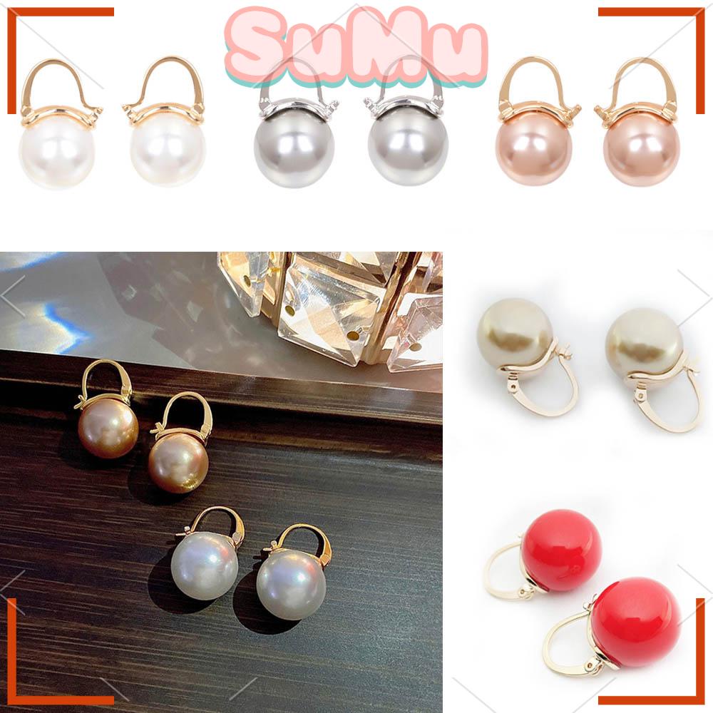 Bông Tai Đính Đá Giả Thời Trang Thanh Lịch Dành Cho Nữ