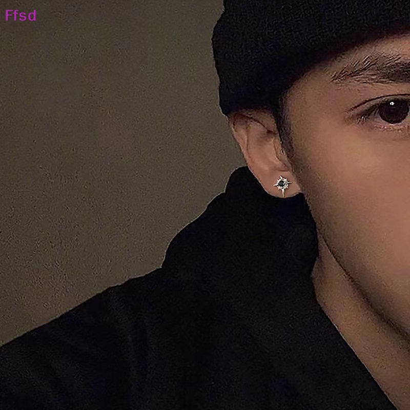 {Ffsd} Bông Tai Dạng Kẹp Từ Tính Hình Ngôi Sao Pha Lê Phong Cách Harajuku Thời Trang Hàn Quốc Dành Cho Nữ