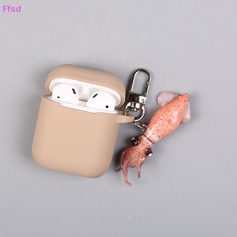 {Ffsd} Móc Khóa Hình Mực Biển Vui Nhộn * Hàng Bán Chạy