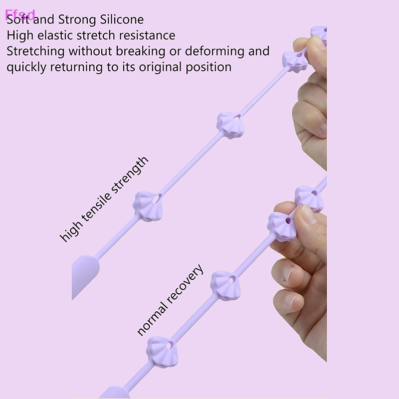 {Ffsd} Đồ Chơi Dây Xích Núm Vú Giả Bằng Silicon Chống Thất Lạc Cho Bé * Bán Chạy