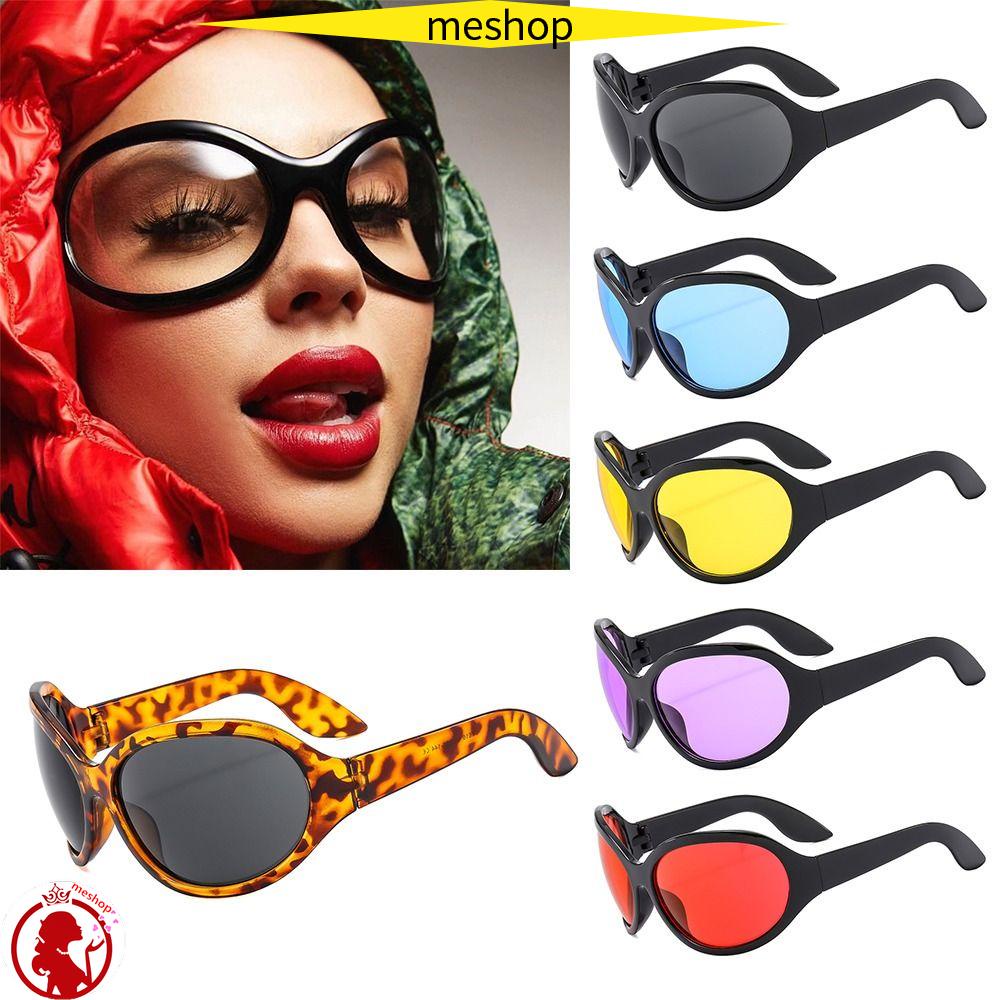 Kính Mát Gọng Kim Loại Tròng To Y2K Phong Cách Hip Hop Cổ Điển Cho Nam Và Nữ