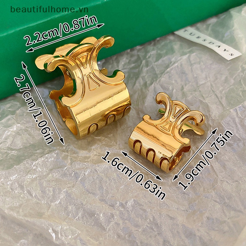 [beautifulhome] Bộ Kẹp Tóc Ba Món Bằng Đồng Thau Triumphal Celi Cá Nhân Hóa Nâng Cao Kèm Hộp Đựng [beauty]