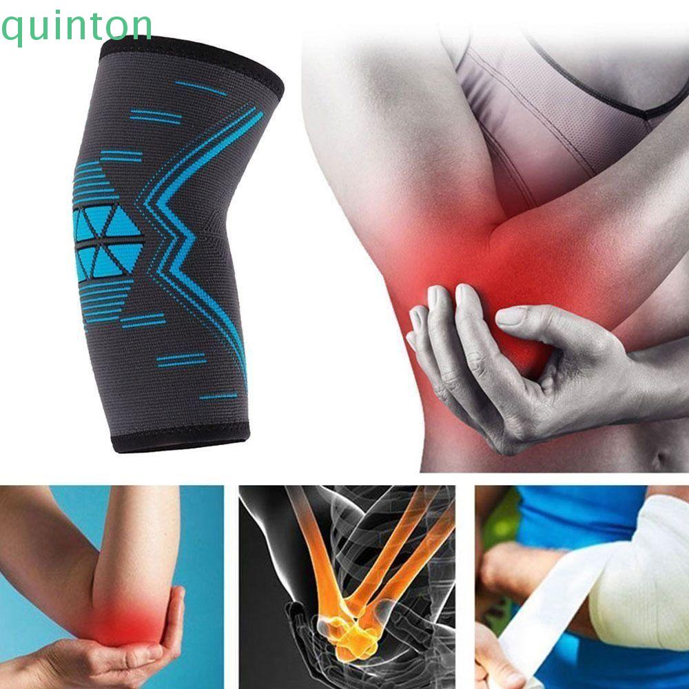 1 Miếng Đệm Khuỷu Tay Bằng Nylon Co Giãn Để Chơi Thể Thao Ngoài Trời