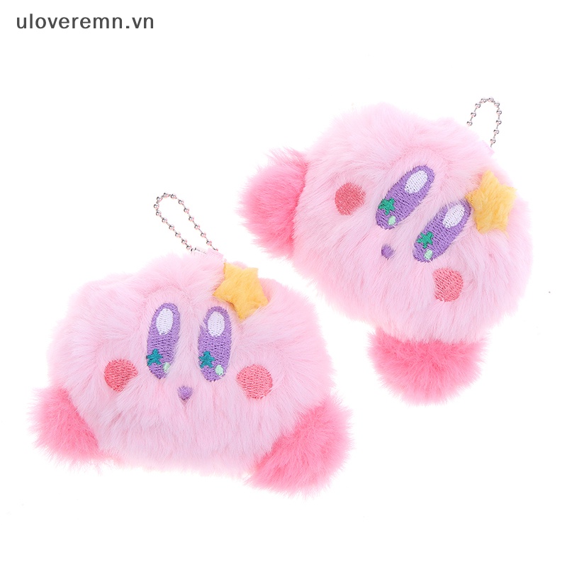 Móc Khóa Hình Búp Bê Hoạt Hình Kirby Nhồi Bông Mềm Mại