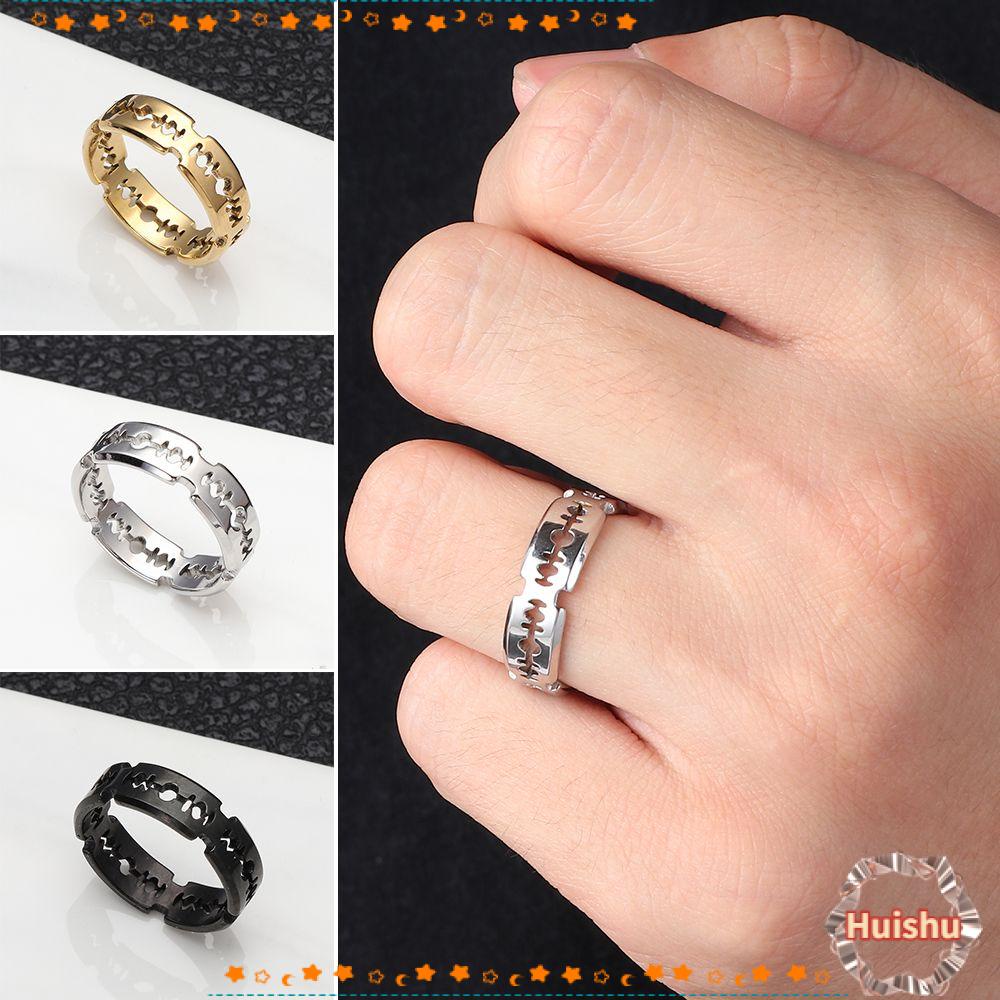 Nhẫn Thép Không Gỉ Thời Trang Phong Cách Hip Hop Cho Nam