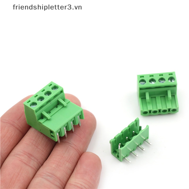 Set 20 Đầu Nối Dây Điện PCB 4Pin 5.08mm