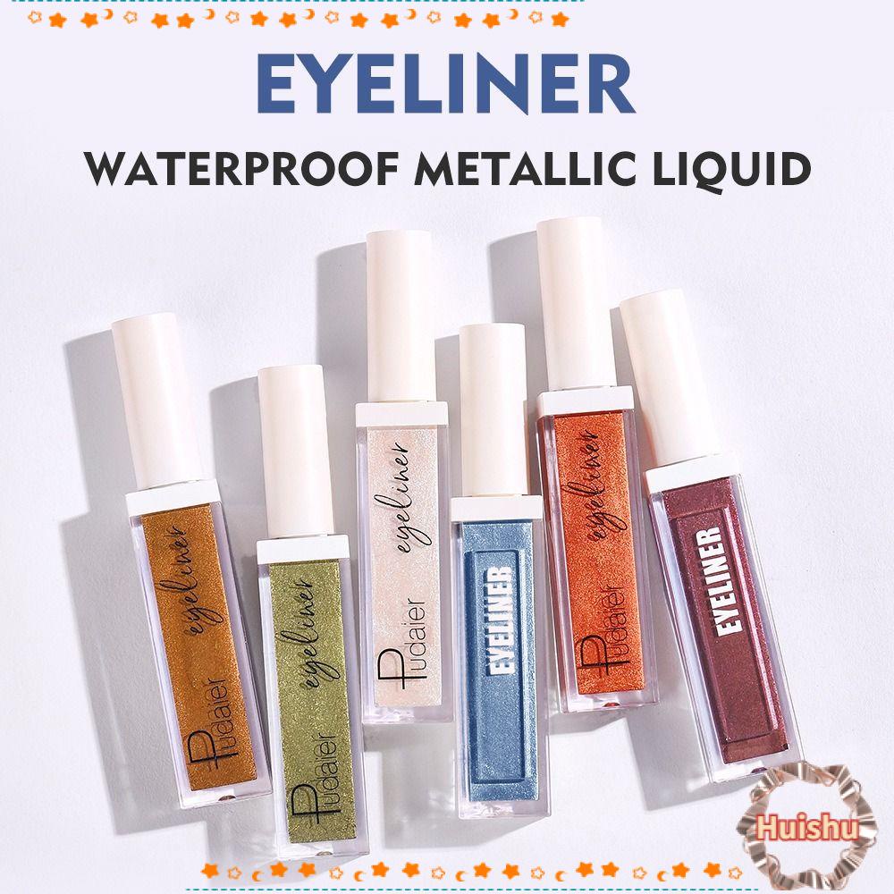 Bút Kẻ Mắt Dạng Lỏng Màu Ánh Kim Không Nhòe Tiện Dụng