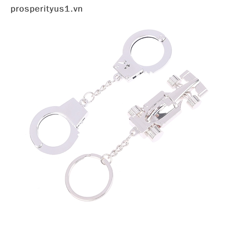 [prosperityus1] Móc Khóa Hợp Kim Kẽm Hình Chữ Nhật Mini Màu Vàng Kim Dễ Thương [VN]