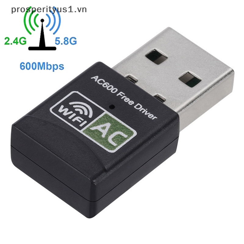 Usb Wifi 2.4 / 5Ghz Băng Tần Kép 600Mbps prosperityus1 Chất Lượng Cao