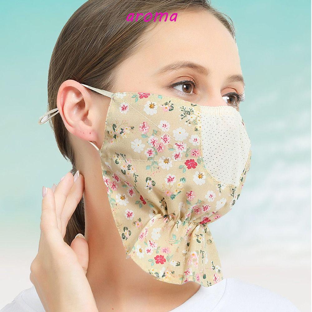 Khẩu Trang Chống Nắng Chống Gió Chống Bụi Thoáng Khí Có Nắp Đậy Cổ