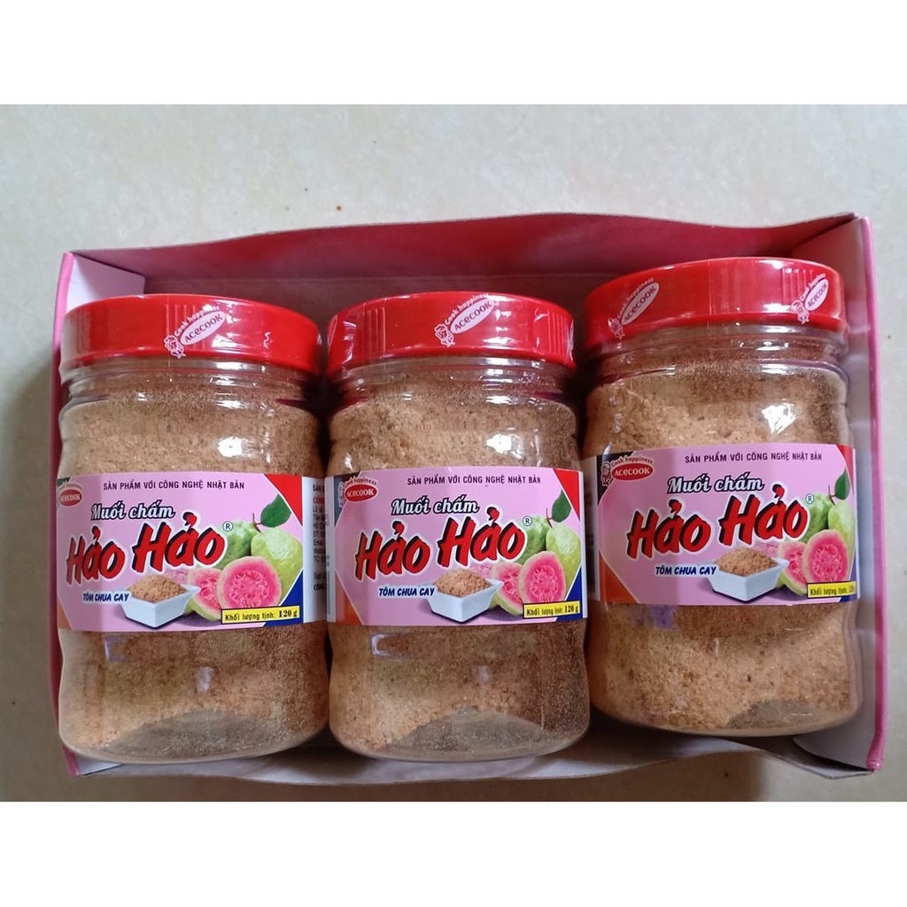 Muối Hảo Hảo Tôm Chua Cay 120g Chính Hãng Acecook
