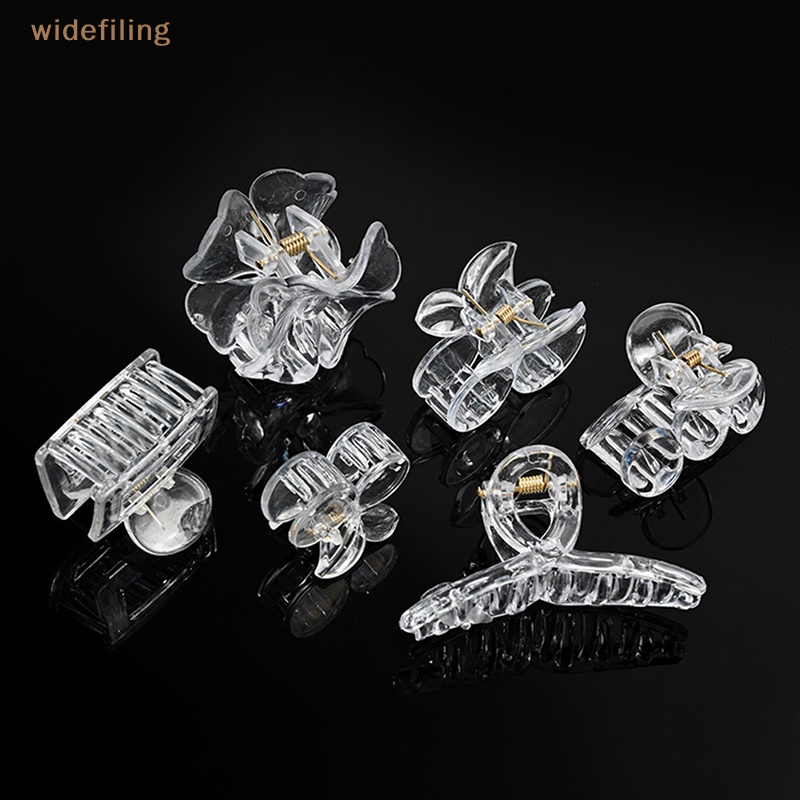 Kẹp Tóc Càng Cua Bằng Nhựa Acrylic Trong Suốt DIY Thời Trang Cho Nữ