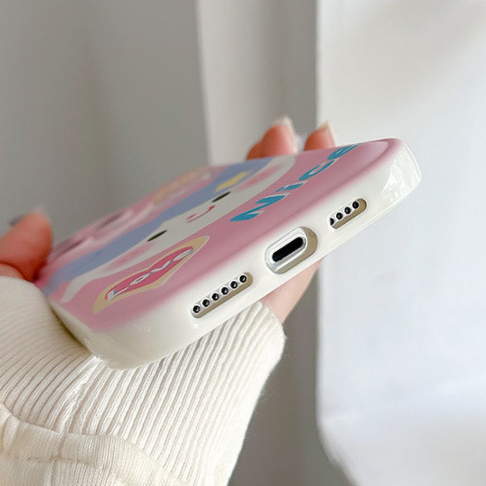 Ốp Điện Thoại TPU Mềm Có Túi Khí Chống Sốc In Hình Bé Gái Dễ Thương Cho IPhone 11 14 13 12 Pro Max