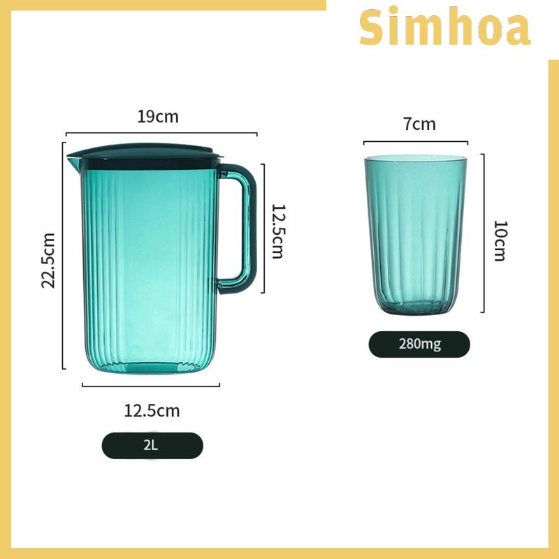 Bình Đựng Nước 2L Có Nắp Đậy Tiện Dụng Cho Tủ Lạnh