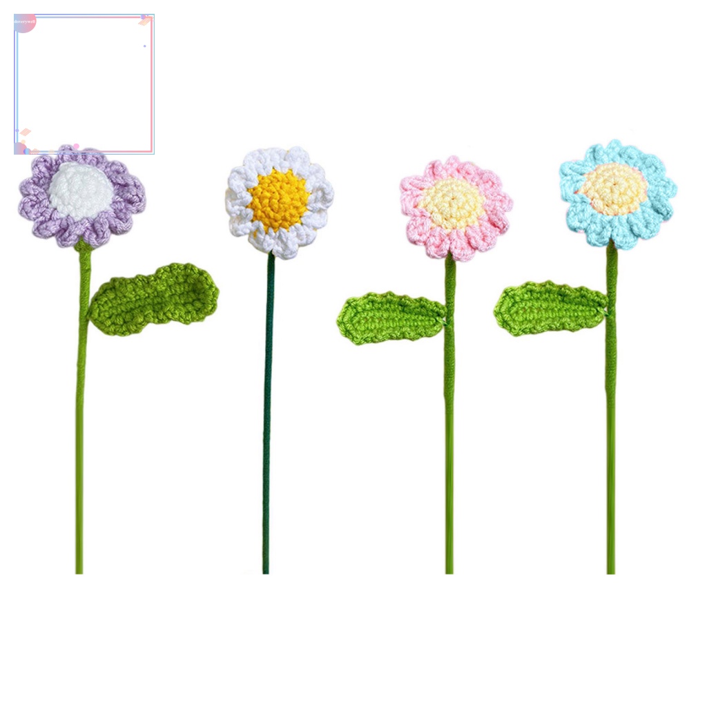 (DOV) Hoa Hướng Dương Giả Dệt Kim Không Phai Màu Làm Quà Tặng Cho Bạn Gái / Văn