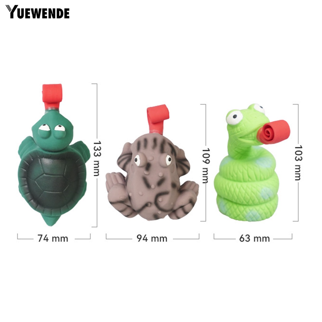 Yq.e Đồ Chơi Mài Lưỡi Mềm Mại Trọng Lượng Nhẹ Có Còi Trong Giảm Căng Thẳng Chống Cắn Hình Rắn / Rùa Hoạt Hình Cho Thú Cưng