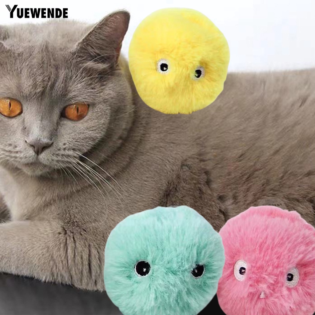 Đồ Chơi Bắt Bóng Bằng EVA Họa Tiết Hoạt Hình Phát Sáng Giúp Giảm Căng Thẳng Dành Cho Mèo Cưng