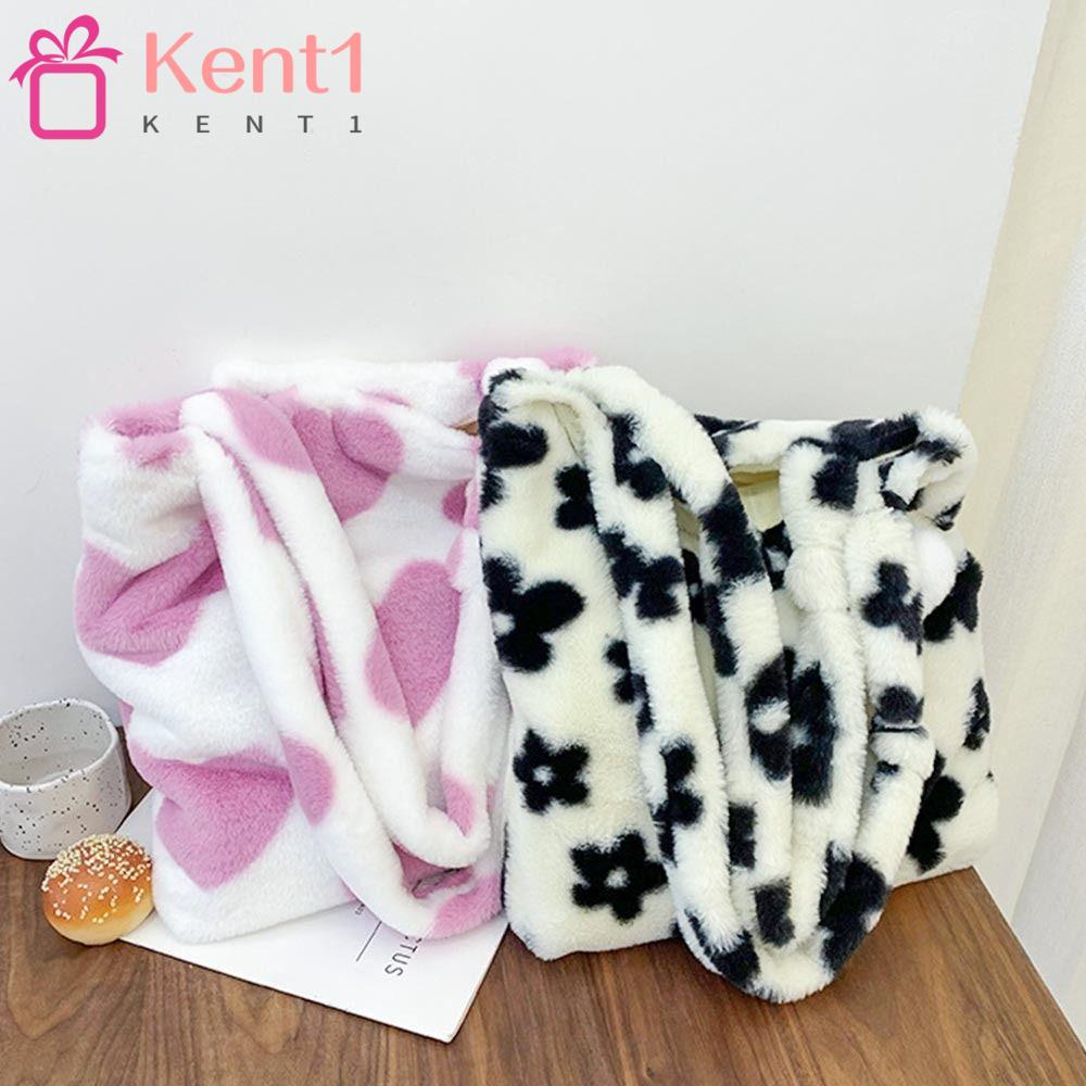 Túi Xách Lông Nhung Thời Trang Mùa Thu Dành Cho Nữ Kat1