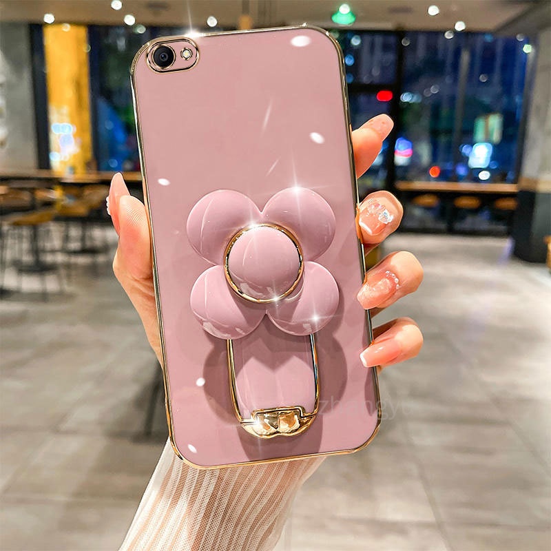 Ốp lưng VIVO Y81 Y81i Y83 v5s v5 Y66 Y67 vivo y71 y71i y71a Điện Thoại TPU Mềm Siêu Mỏng Mạ Điện Hình Cối Xay Gió 3D Chống Sốc Cho VIVO Y81 Y81i Y83 v5s v5 Y66 Y67 vivo y71 y71i y71a Mạ điện Ốp Điện Thoại