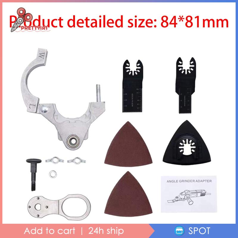 [Prettyia1] Đầu Chuyển Đổi Mài Góc Siêu Bền Cho Máy Mài Cắt DIY