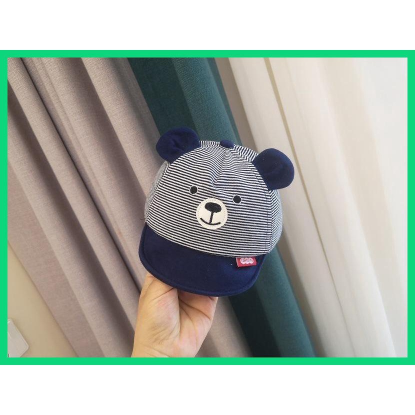 Mũ Mỏ Vịt Nhỏ Bằng Vải cotton Chống Nắng Thời Trang Đường Phố Đơn Giản Jinjiwvn Cho Bé