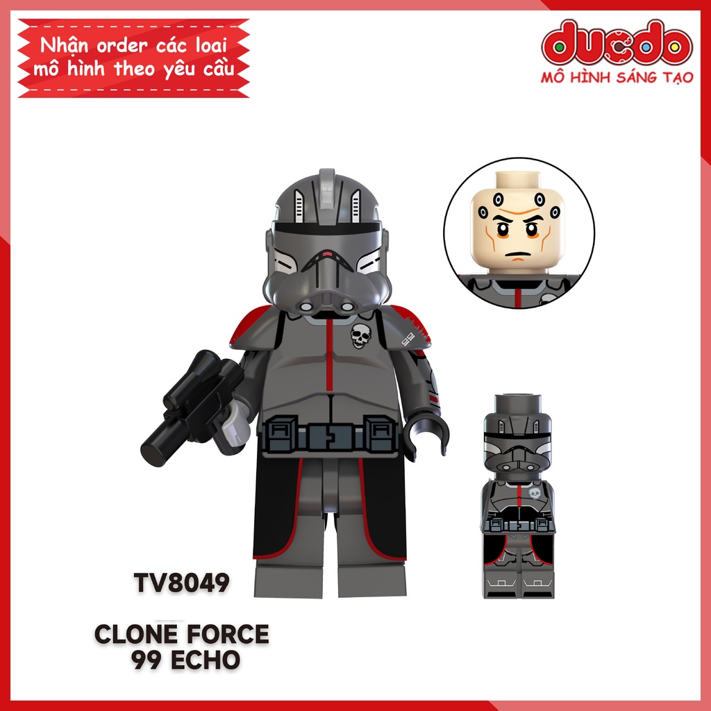 Minifigures nhân vật Chiến tranh giữa các vì sao - Đồ chơi Lắp ghép Xếp hình Mini Mô hình TV6107