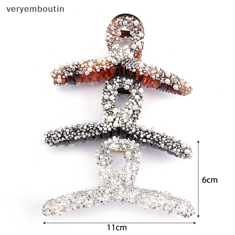 Kẹp Càng Cua Đính Ngọc Trai Sang Trọng Cho Nữ