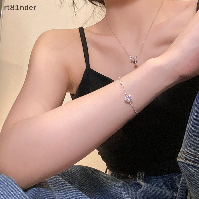 Rt Vòng cổ Mặt Hình Trái Tim Đính Đá Zircon Ngọt Ngào Thời Trang Đường Phố Cho Nữ