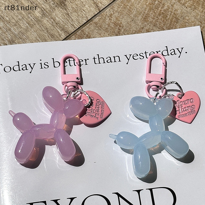 1 Móc Khóa Hình Cún Và Bong Bóng Hoạt Hình Đáng Yêu