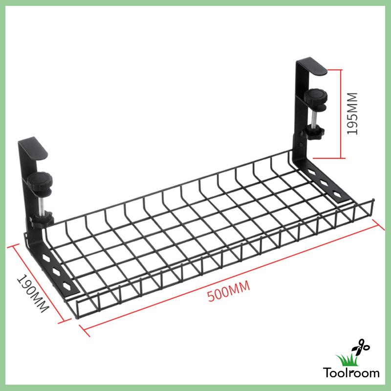 Dụng Cụ Sắp Xếp Dây Cáp Dưới Bàn Không Cần Khoan Cho Phòng Học / Nhà Bếp