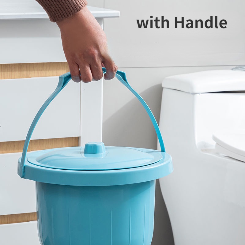 Bệ Ngồi Toilet Di Động Có Nắp Đậy Cho Người Lớn Và Trẻ Em