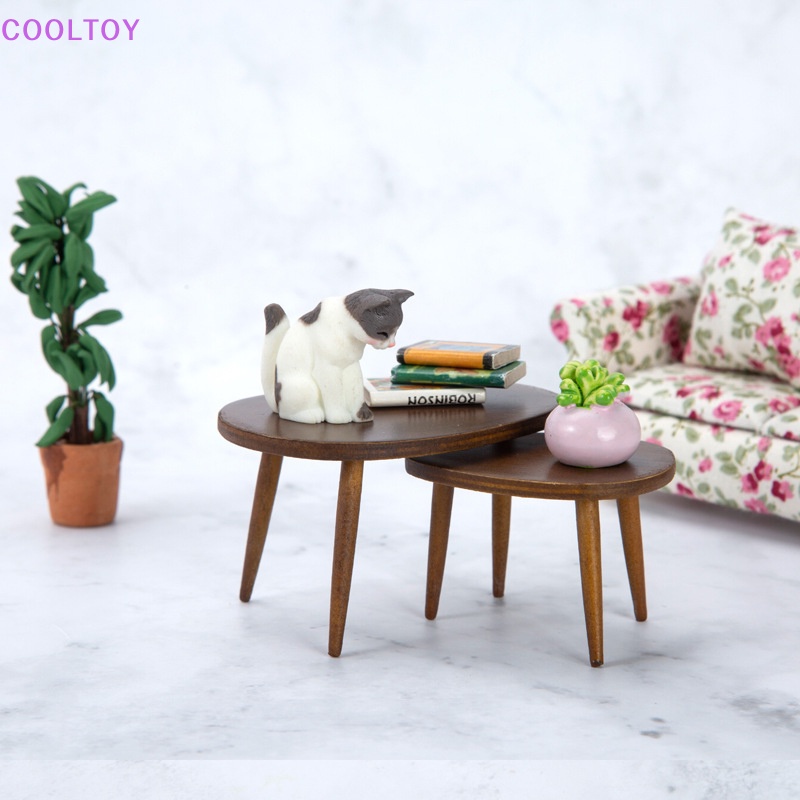 1 Bộ Bàn Máy Tính Hình Tam Giác Tỉ Lệ 1: 12 Trang Trí Nhà Búp Bê